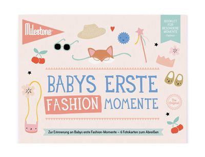 Milestone Baby-Karten Fashion-Momente